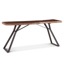 London Loft 68" Console Table in Walnut