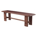 Lenox Loch 64" Bench in Walnut