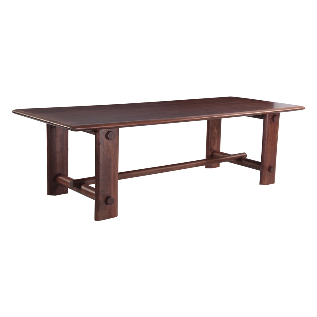[FLX-L-DT102WN] Lenox Loch 102" Dining Table in Walnut