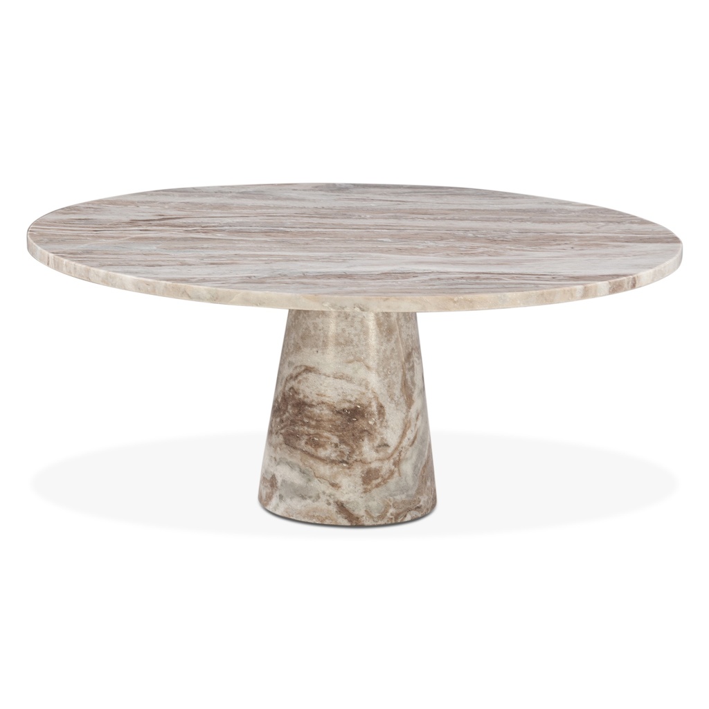 [FNL-CT38BRM] Nile 38" Coffee Table in Brown Toronto Marble