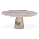 Nile 38" Coffee Table in Brown Toronto Marble