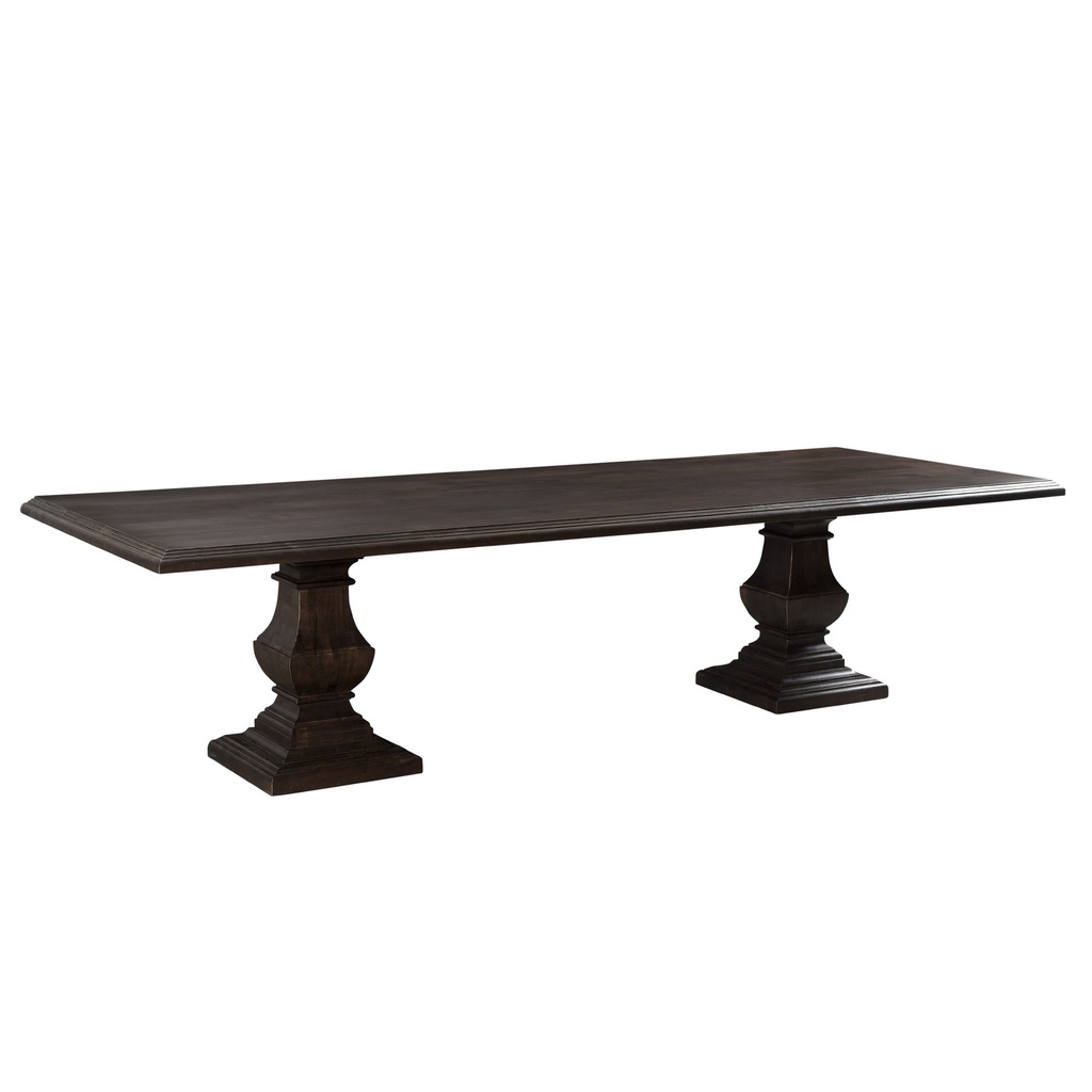 [FNM-DT120VB] Nimes 120" Dining Table in Vintage Brown