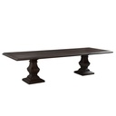Nimes 120" Dining Table in Vintage Brown