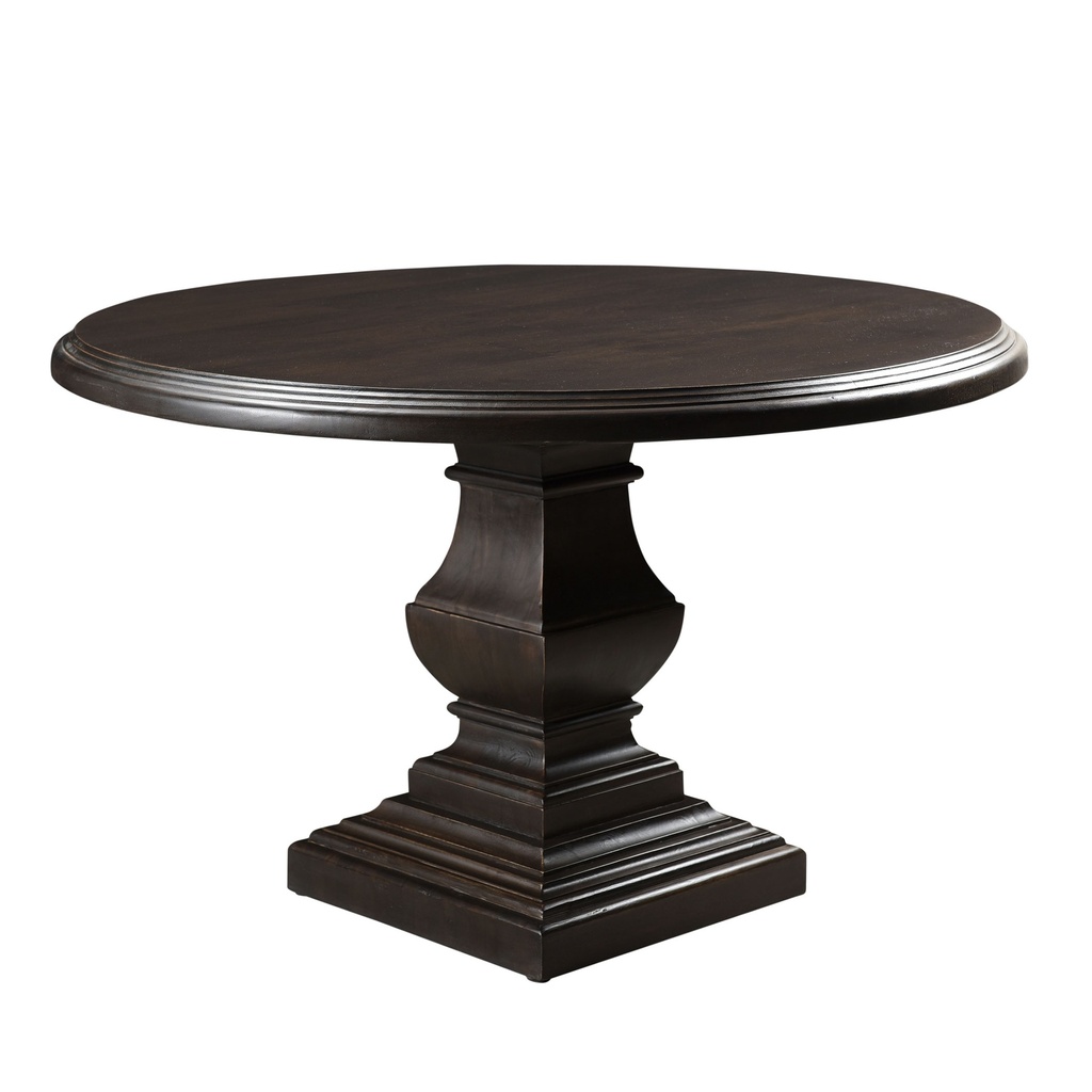 [FNM-RD48VB] Nimes 48" Round Dining Table in Vintage Brown