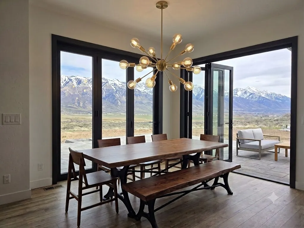 [FOF-DT106RWAZ] Organic Forge 106" Dining Table in Raw Walnut