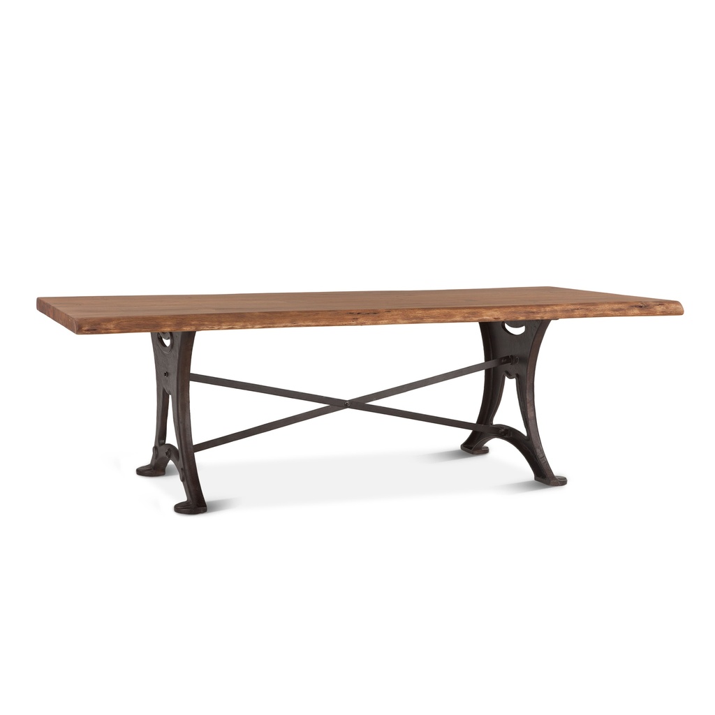 [FOF-DT106RWAZ] Organic Forge 106" Dining Table in Raw Walnut