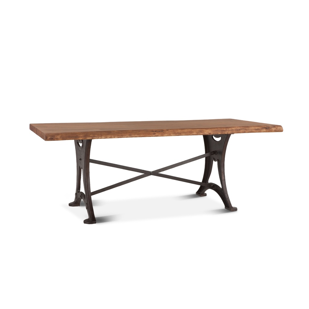 [FOF-DT80RWAZ] Organic Forge 80" Dining Table in Raw Walnut