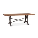 Organic Forge 94" Dining Table in Raw Walnut