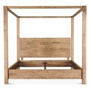 Sedona Canopy Queen Bed in Brushed Acacia