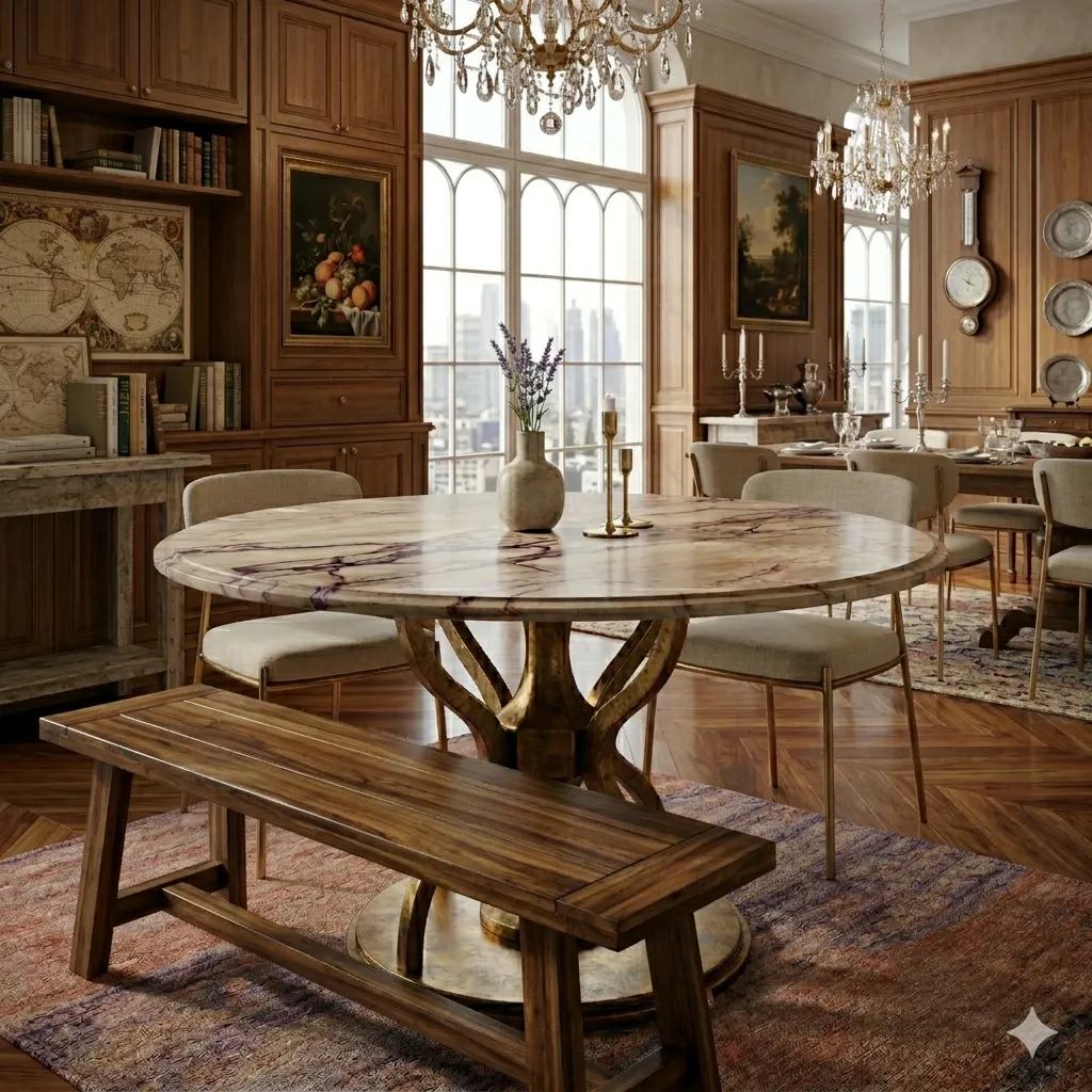 [FSO-BN68SA] Salerno 68 Bench in Smoked Acacia