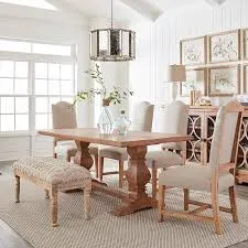 [FSR-DT94AO] San Rafael 94" Dining Table in Antique Oak