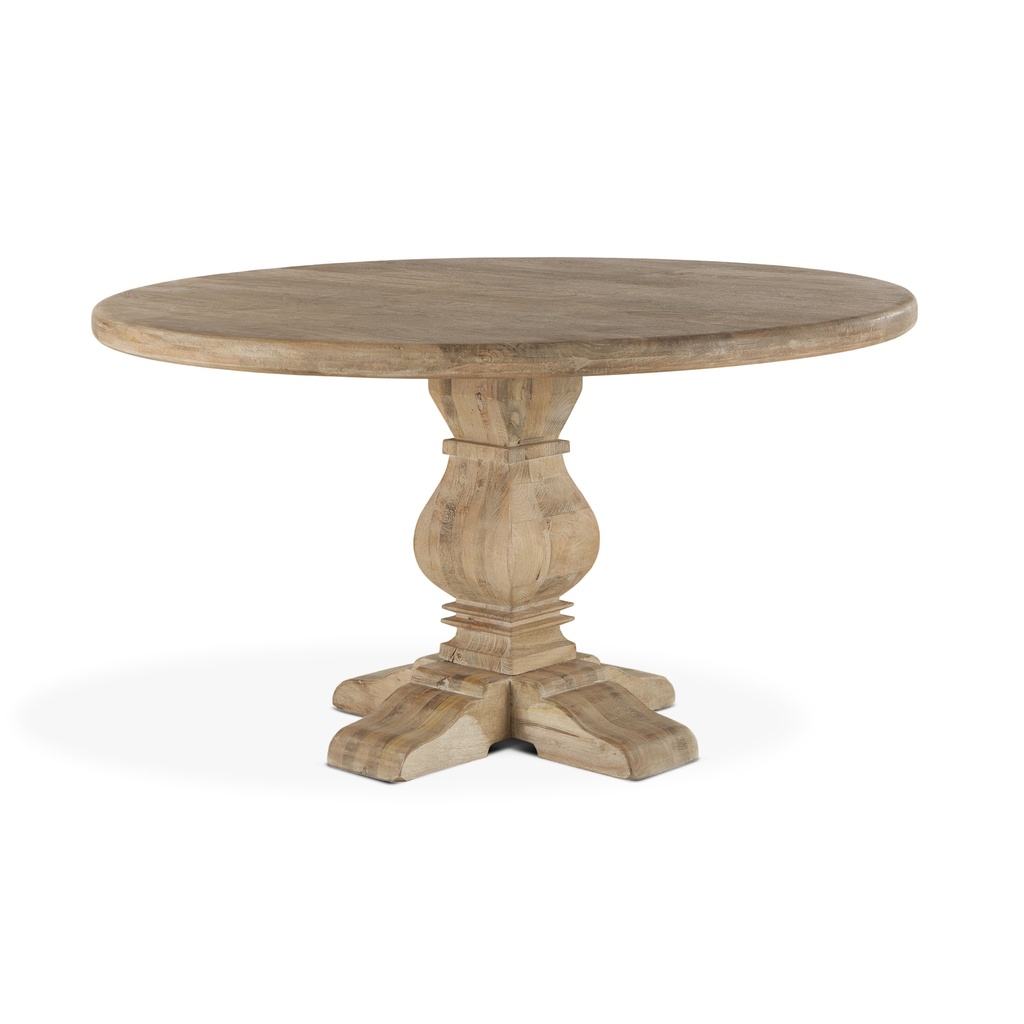 [FSR-RD54AO] San Rafael 54" Round Dining Table in Antique Oak
