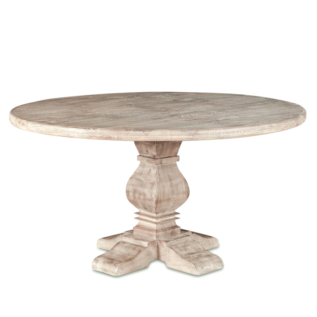 [FSR-RD54HW] San Rafael 54" Round Dining Table in Heirloom White