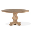 San Rafael 60" Round Dining Table in Antique Oak