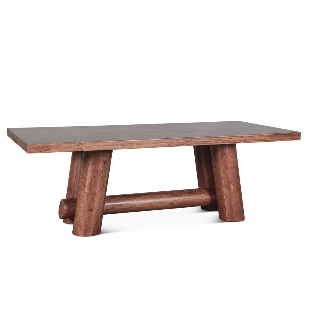 [FTM-DT94LVA] Timbers Barrel 94" Dining Table in Light Vinegar Acacia