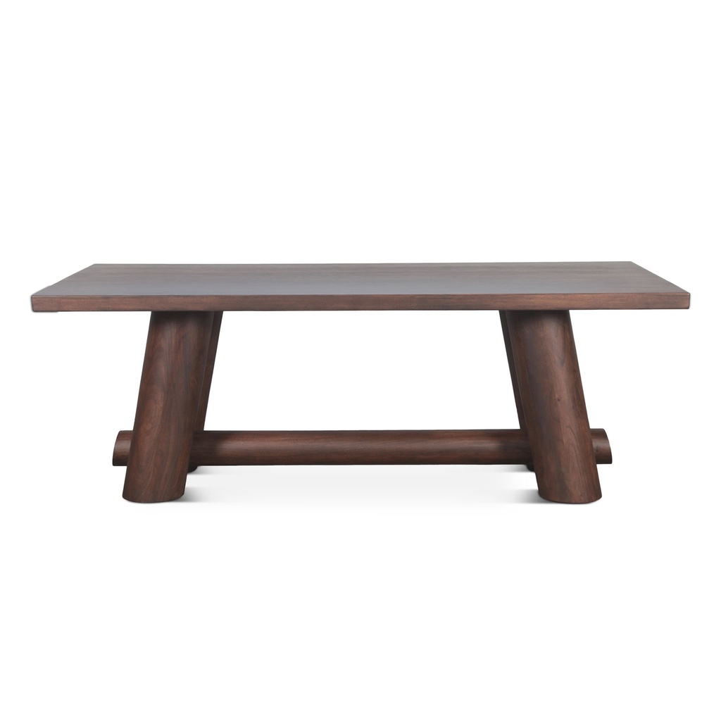 Timbers Barrel 94" Dining Table in Vinegar Acacia