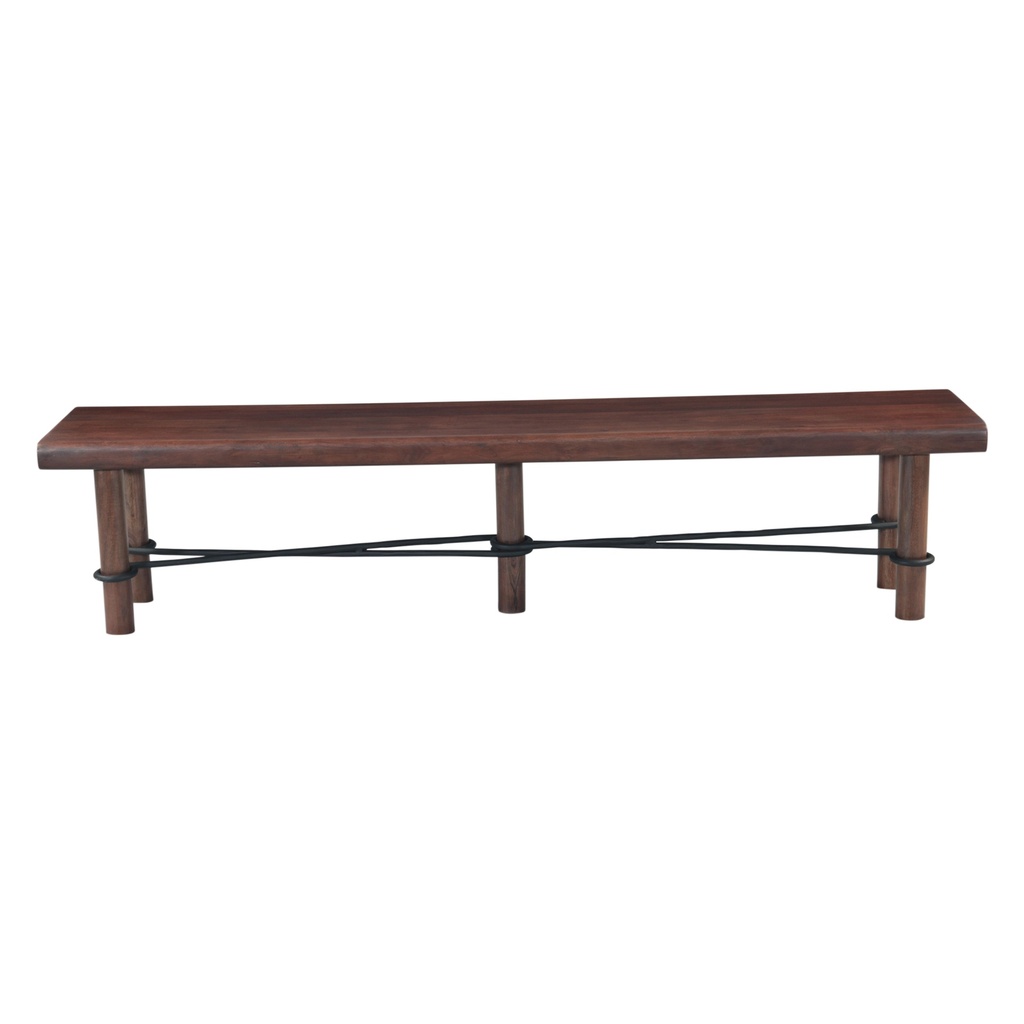[FTM-L-BN80VA] Timbers Lincoln 80" Bench in Vinegar Acacia