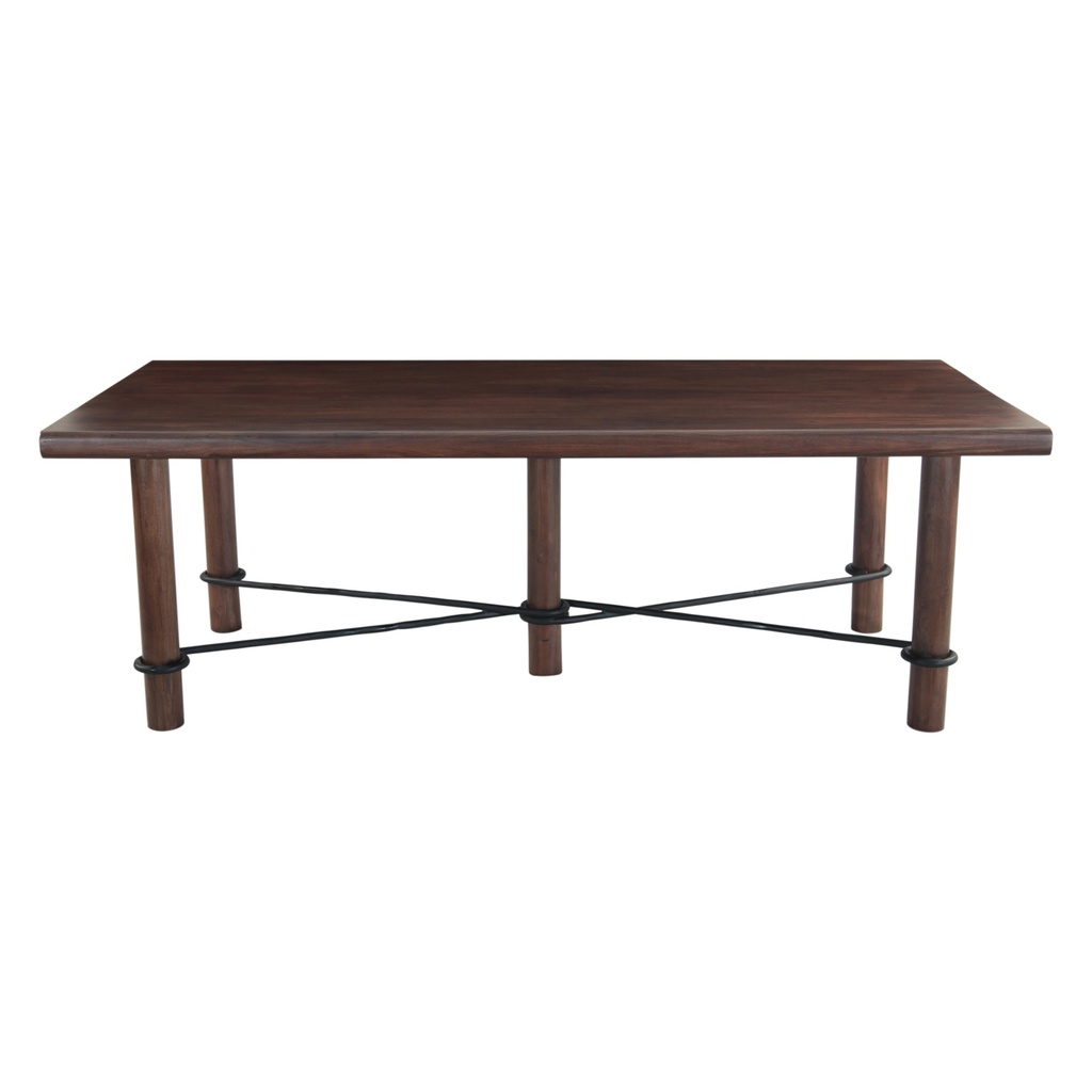 [FTM-L-DT88VA] Timbers Lincoln 88" Dining Table in Vinegar Acacia