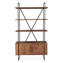 Verbania 46" Bookshelf in Pecan Brown