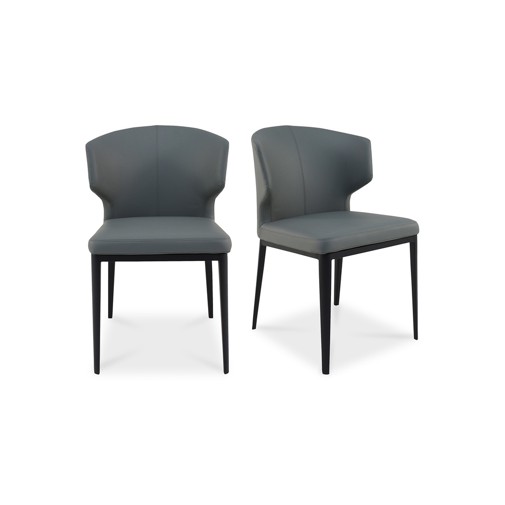 [EJ-1018-15] Delaney Dining Chair Grey - Set Of Two