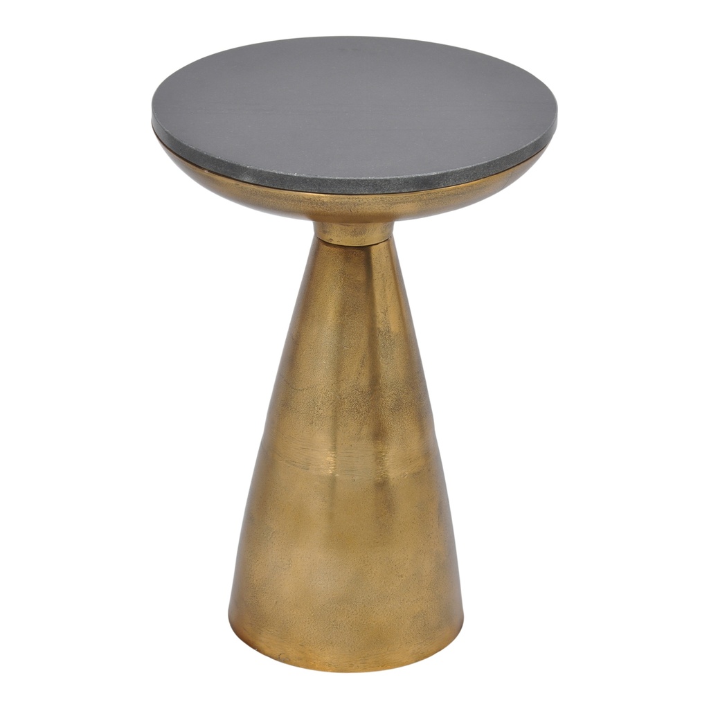 [FI-1032-43] Font Side Table Brass