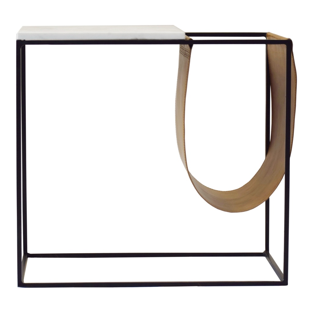 [FI-1078-37] Cave Magazine Rack Brown