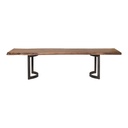 Bent Dining Table Large Brown