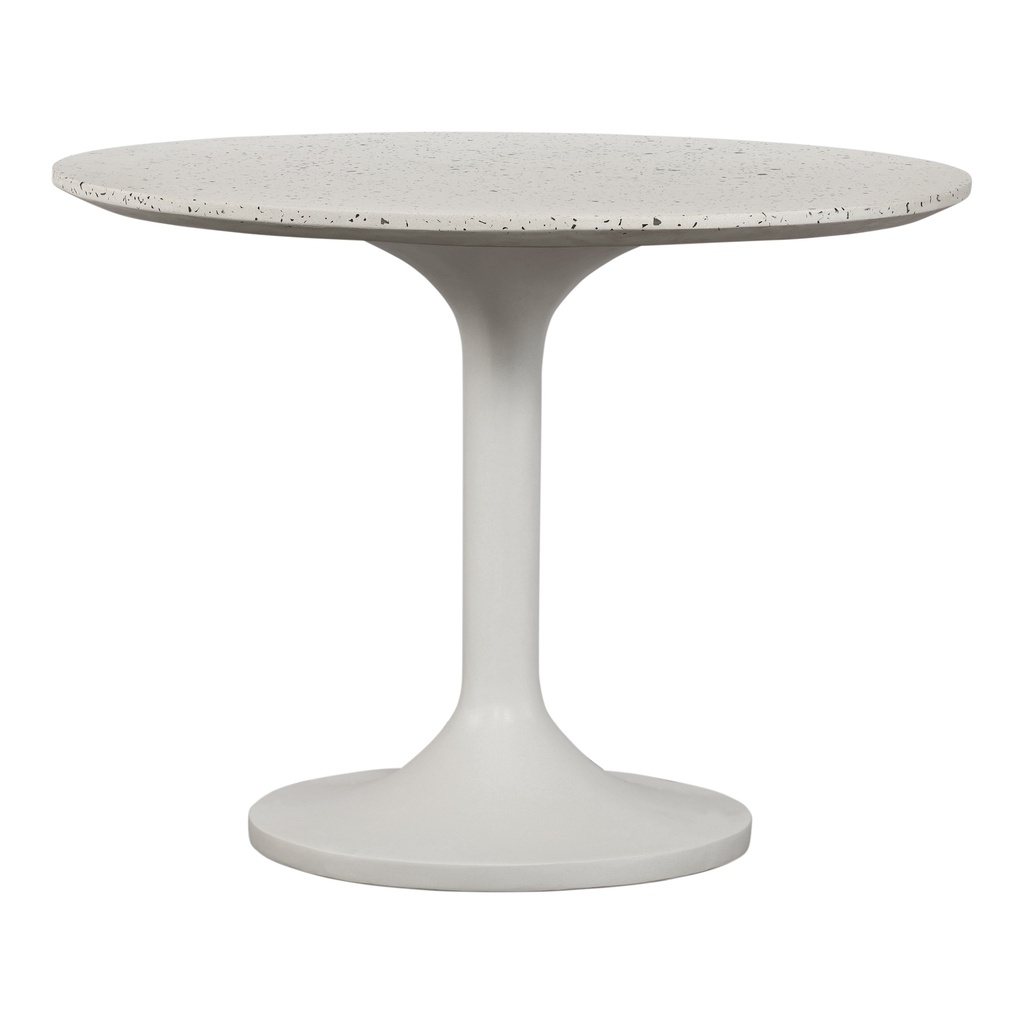 [JK-1004-29-0] Tuli Outdoor Cafe Table White Terrazzo