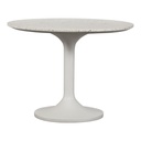 Tuli Outdoor Cafe Table White Terrazzo