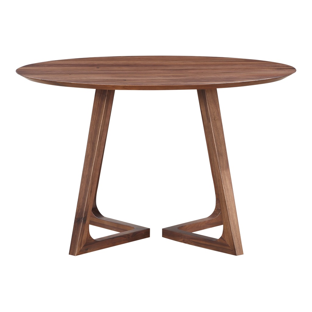 [CB-1003-03-0] Godenza Round Dining Table Walnut
