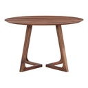 Godenza Round Dining Table Walnut