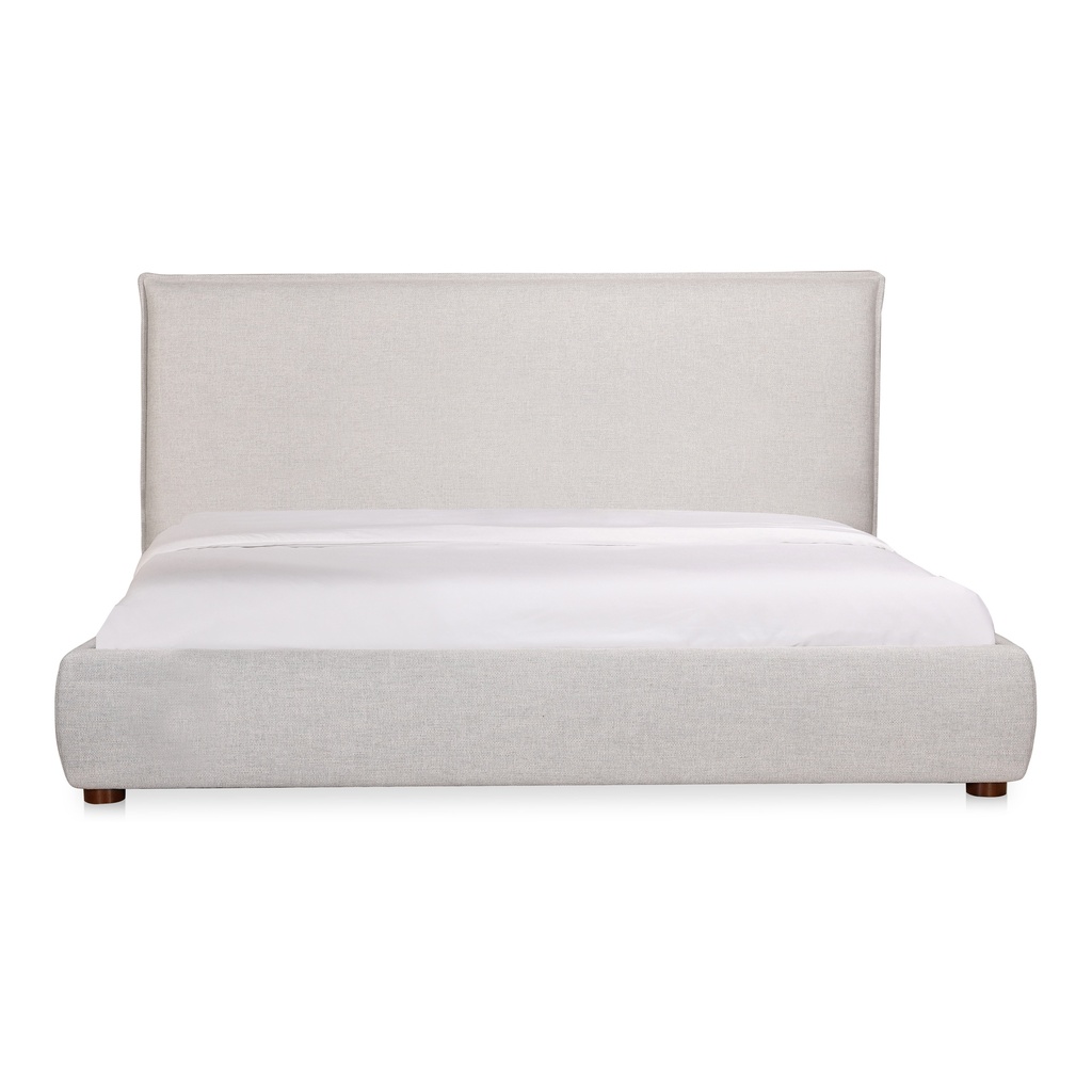 [RN-1129-40-0] Luzon Queen Bed Light Grey