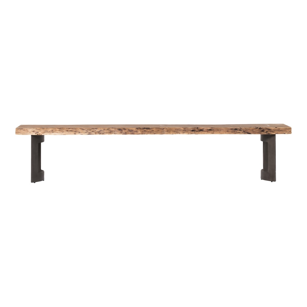 [VE-1002-03-0] Bent Bench Small Brown