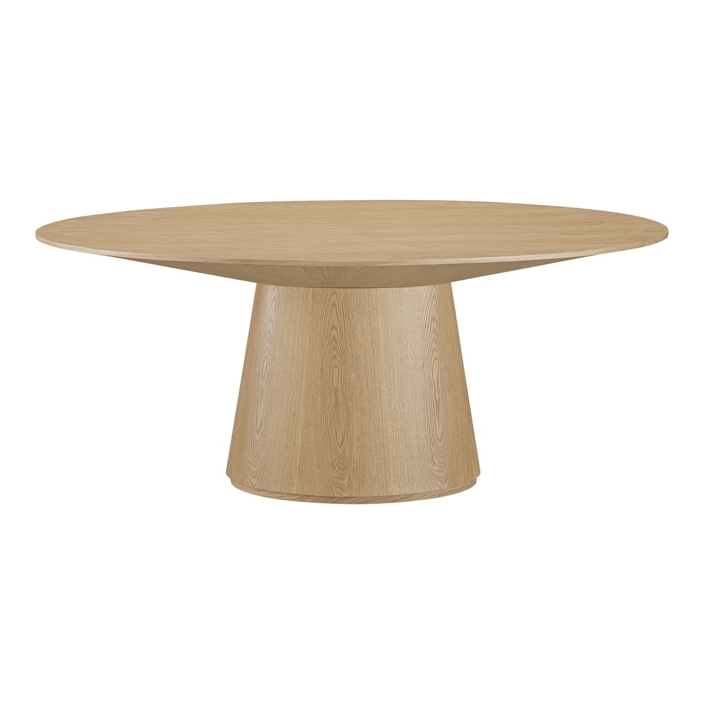 [KC-1007-24-0] Otago Oval Dining Table Natural Oak