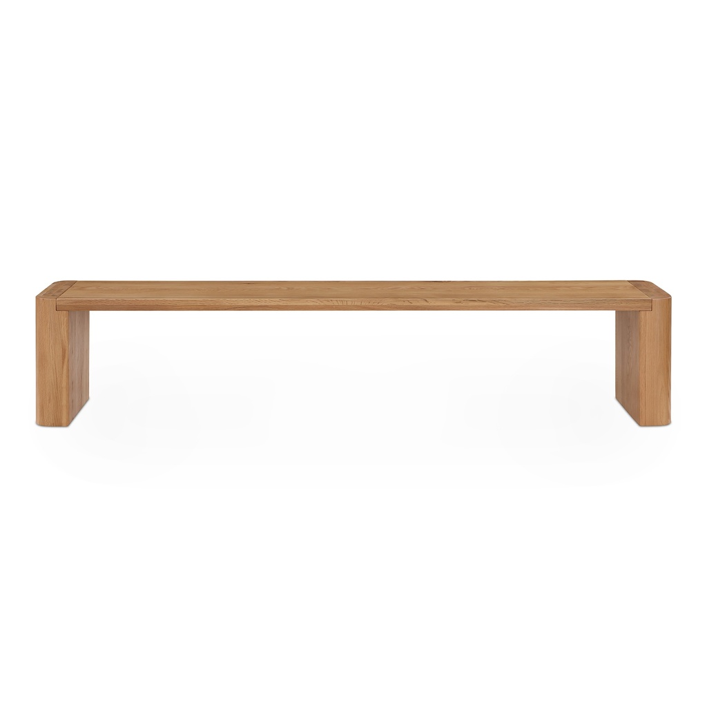 [BC-1121-24-0] Post Large Dining Bench Natural