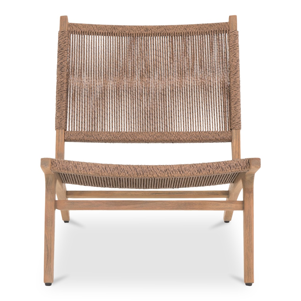 [CV-1022-03] Palma Outdoor Lounge Chair Warm Brown