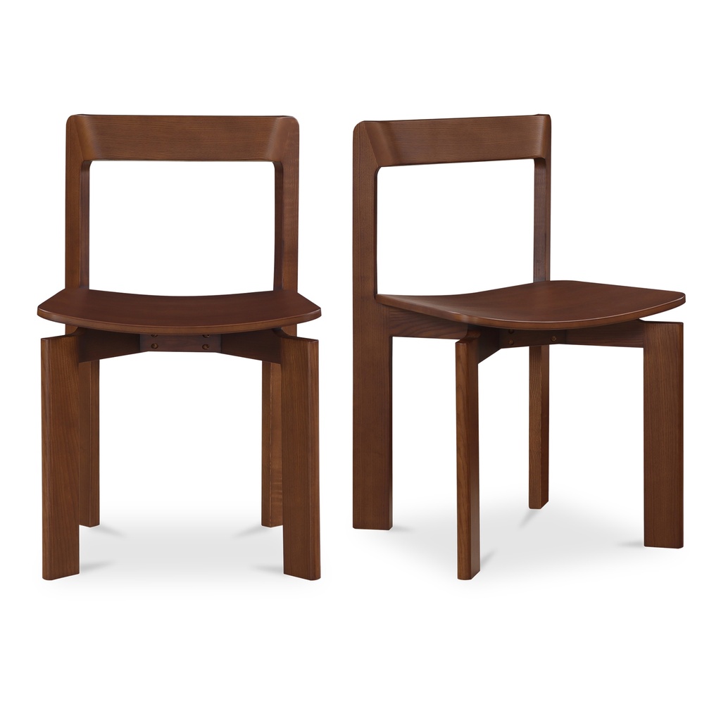 [BC-1128-20] Daifuku Dining Chair Brown – Set Of Two