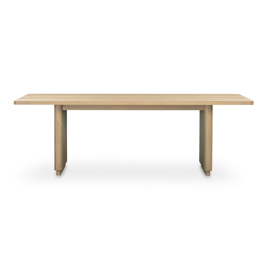 Round Off Small Dining Table Natural Oak