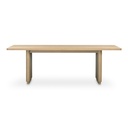 Round Off Small Dining Table Natural Oak