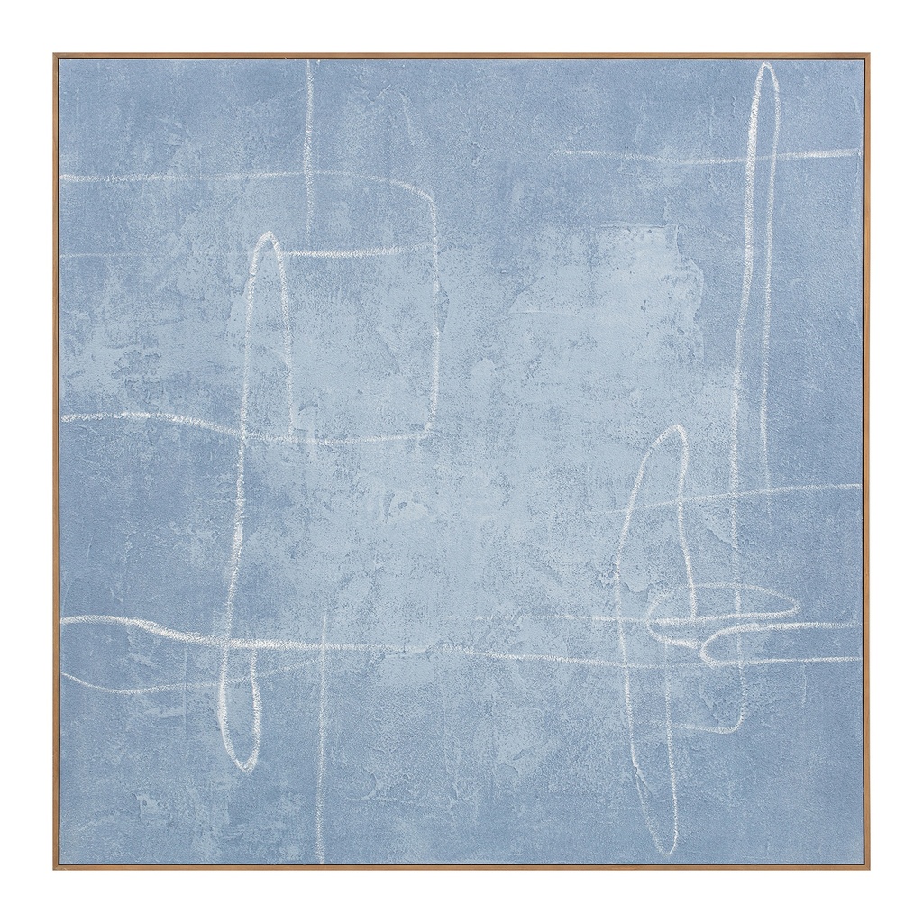 [WP-1335-37] Notion Framed Painting Blue