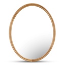 Alcott Oval Mirror Oak