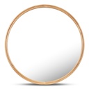 Alcott Round Mirror Small Oak