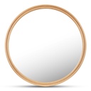 Alcott Large Round Mirror Oak