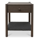 Millie Nightstand Dark Brown