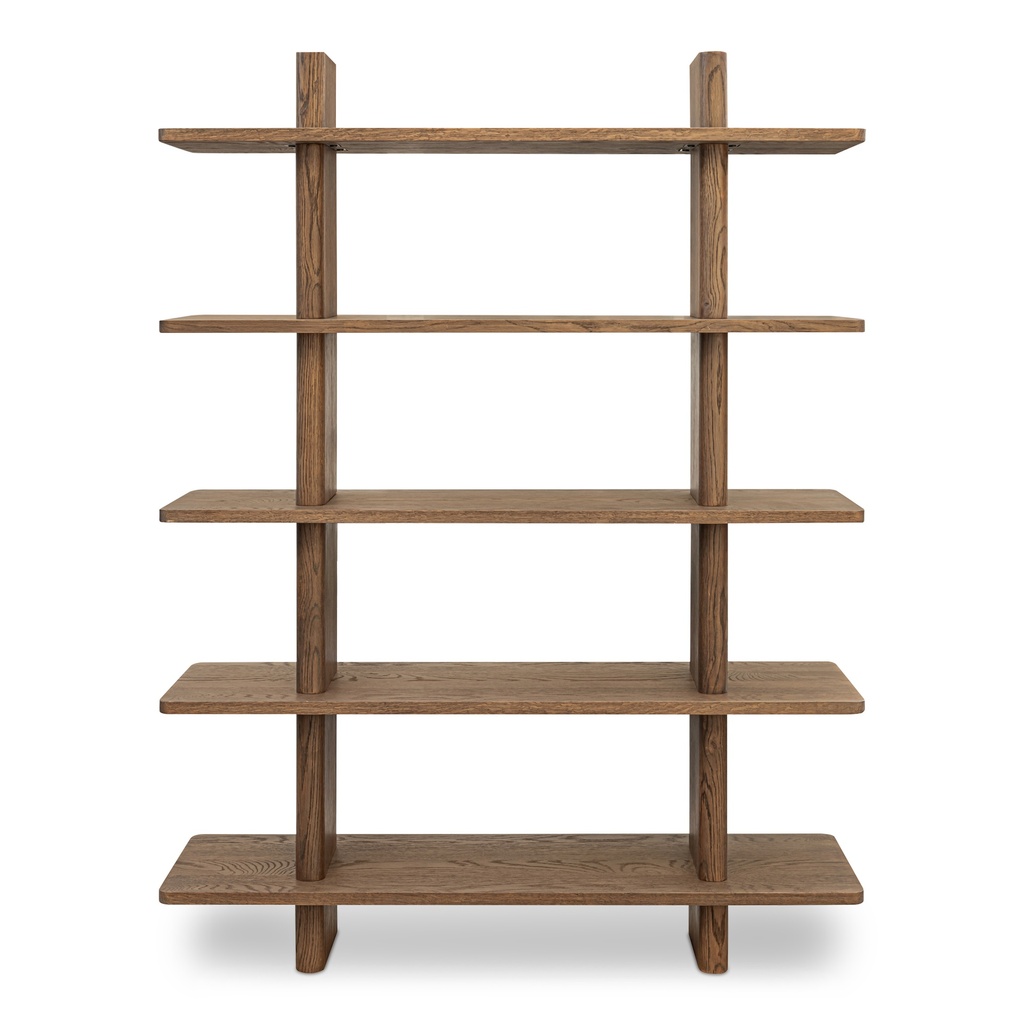 Casey Bookcase Large Dark Brown