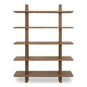 Casey Bookcase Large Dark Brown