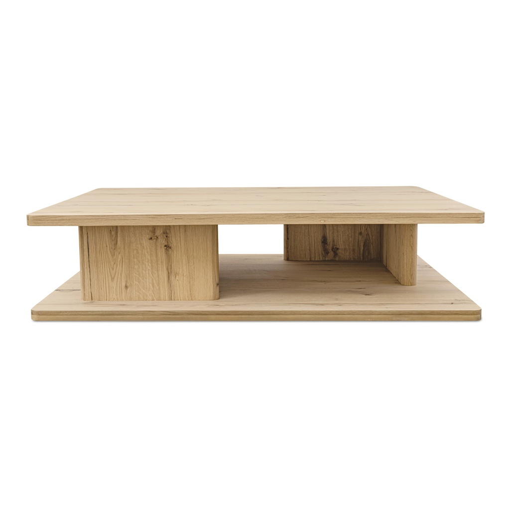 [FC-1017-24] Casey Large Coffee Table Rustic Oak