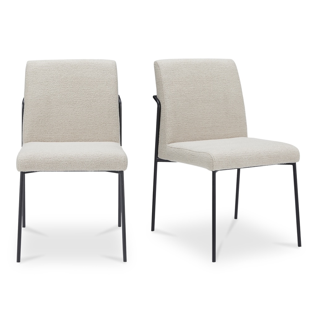 [YM-1018-34] Danny Dining Chair Ivory Set of Two