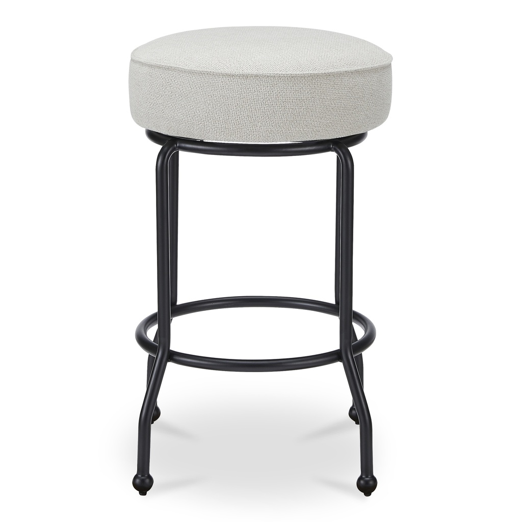 [YM-1024-34] Kelsey Swivel Counter Stool Beige