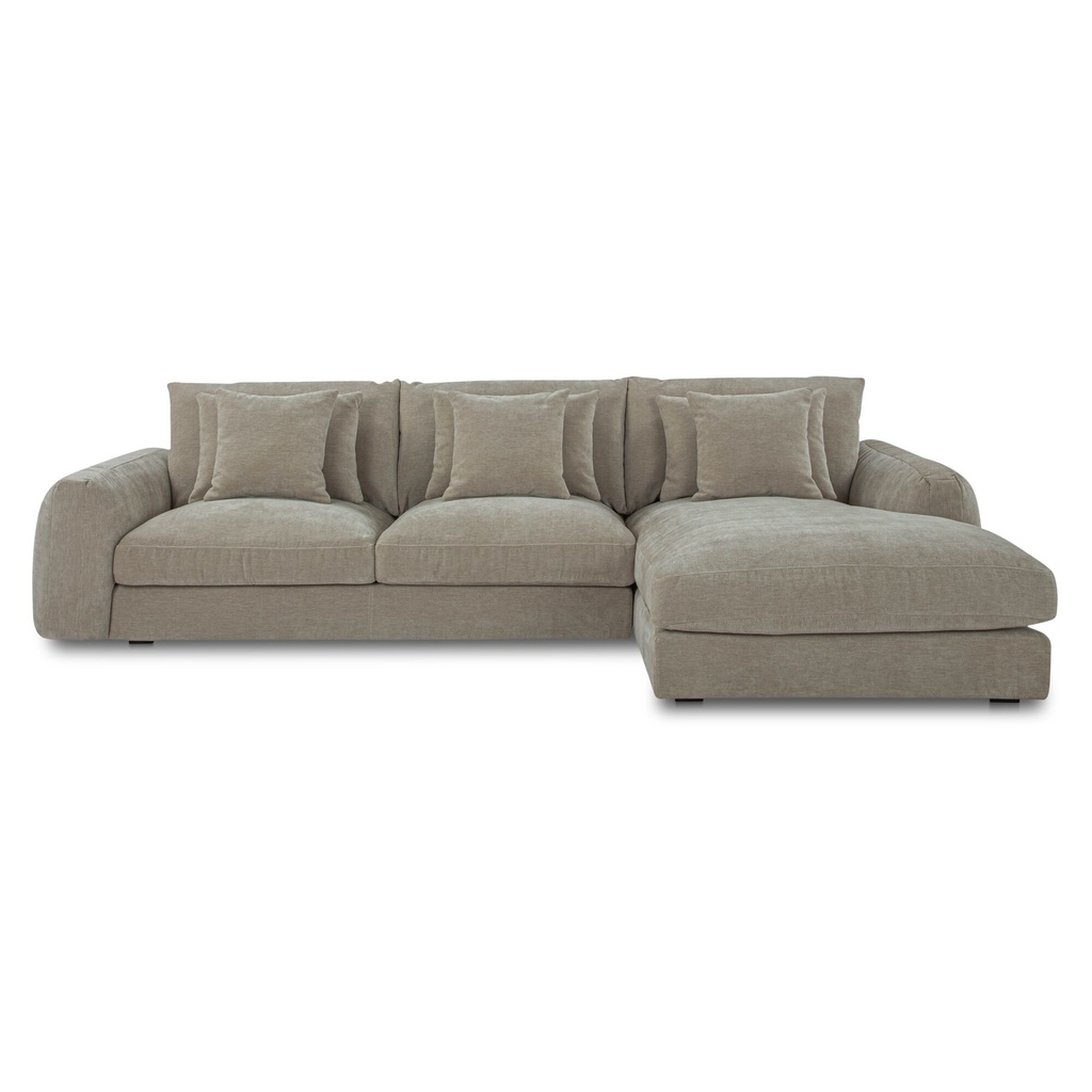 [FO-1048-29-R-0] Berga Sectional Right Pebble